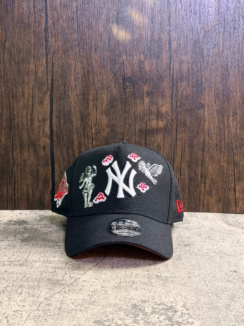 New Era 9FIFTY New York Yankees 1996 World Series Black Red Snapback Hat OSFA